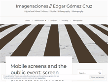 Tablet Screenshot of imagenaciones.com